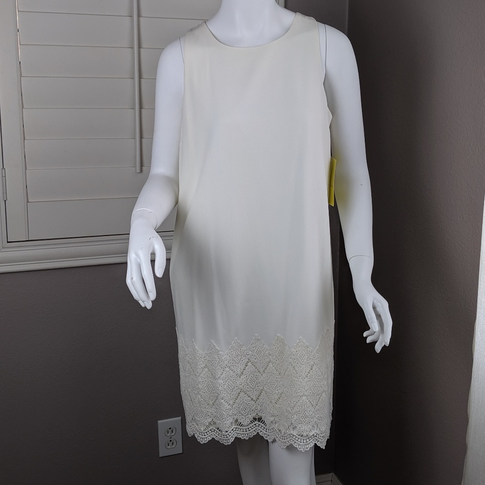 Arloh embroidered hem shift dress